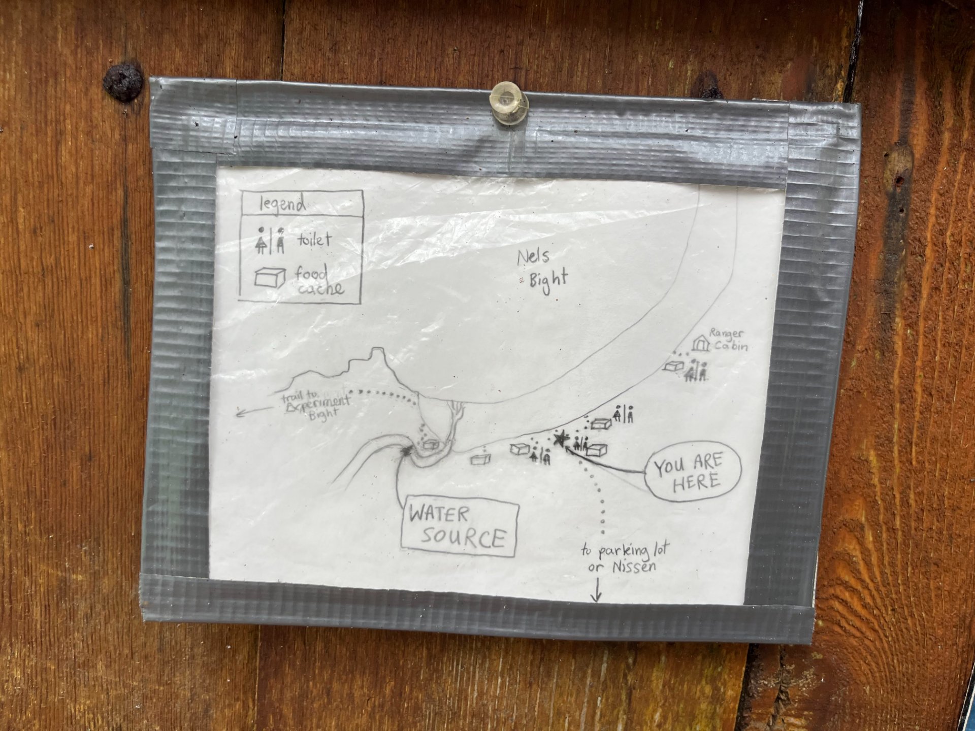 Map of the camp