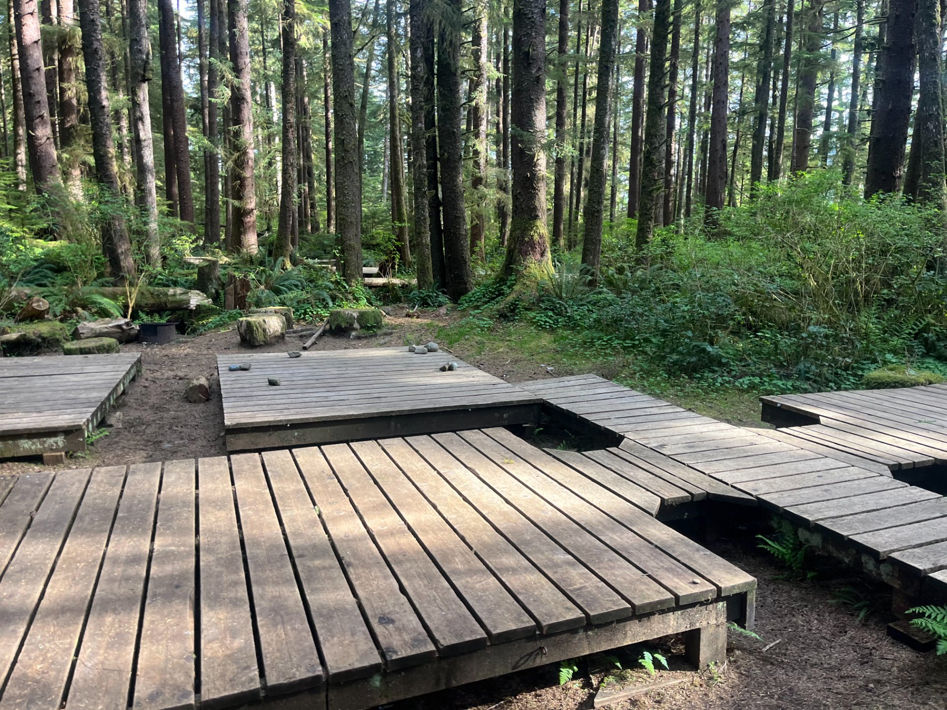 Tent platforms