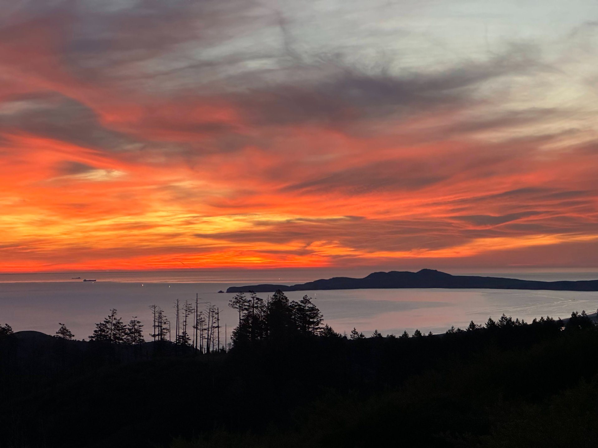 Sky Campground at sunset