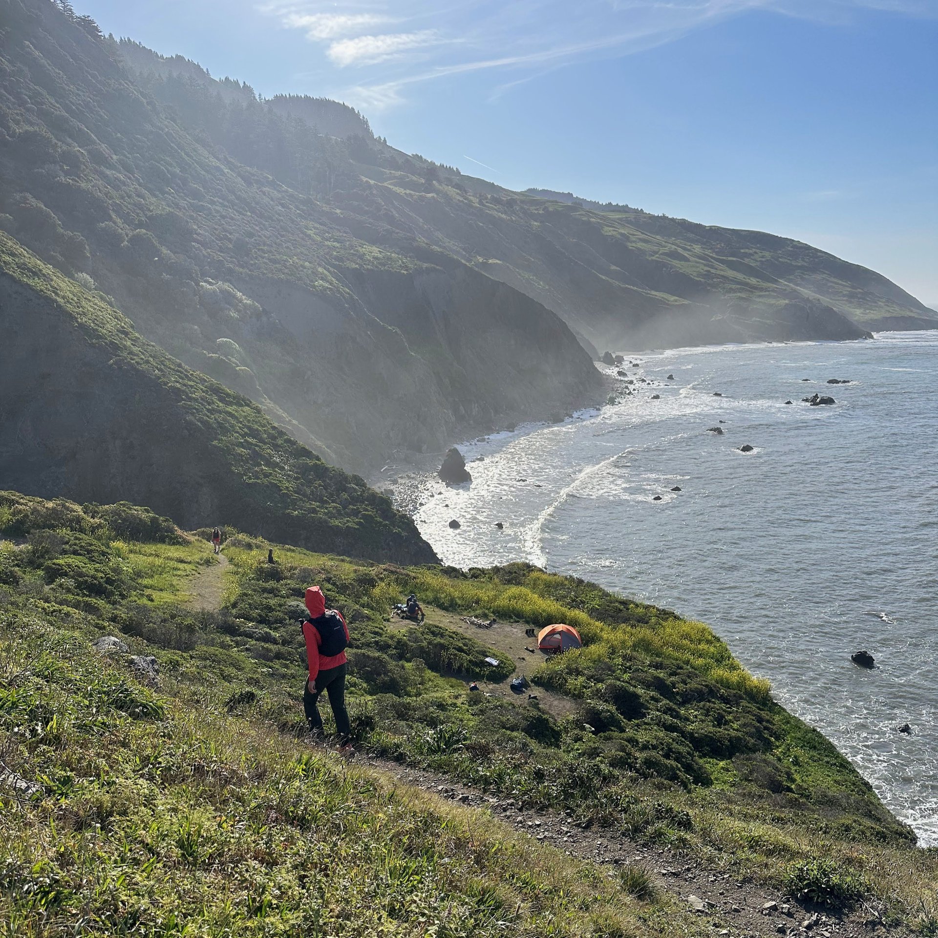 Sea Lion Gulch camp