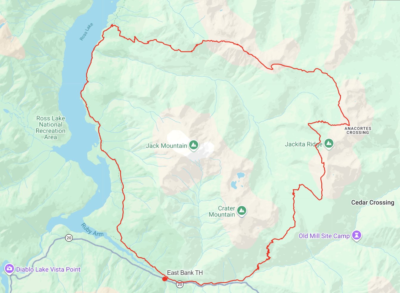 Overview of the trail