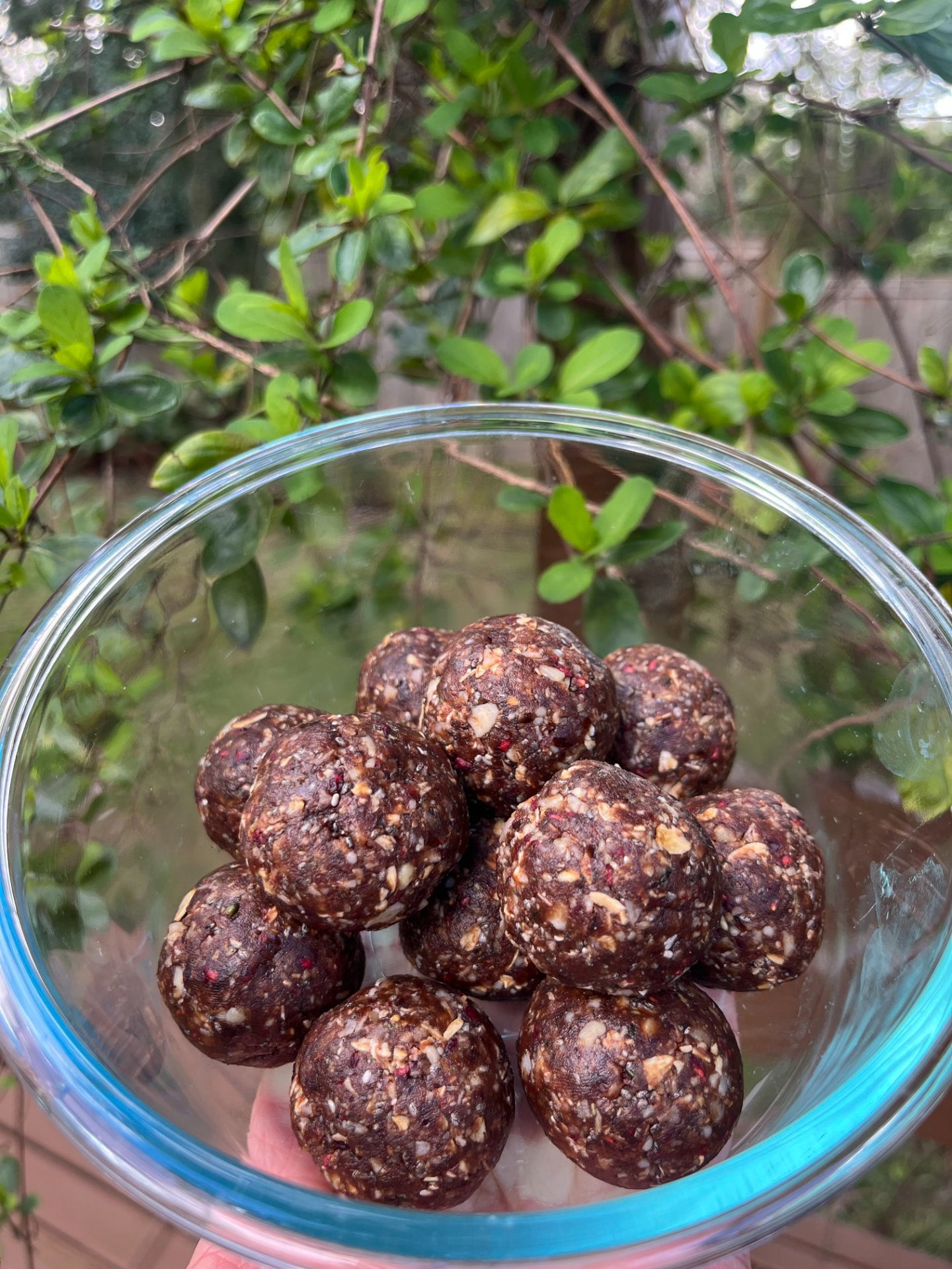 Chocolate and Raspberry Energy Balls