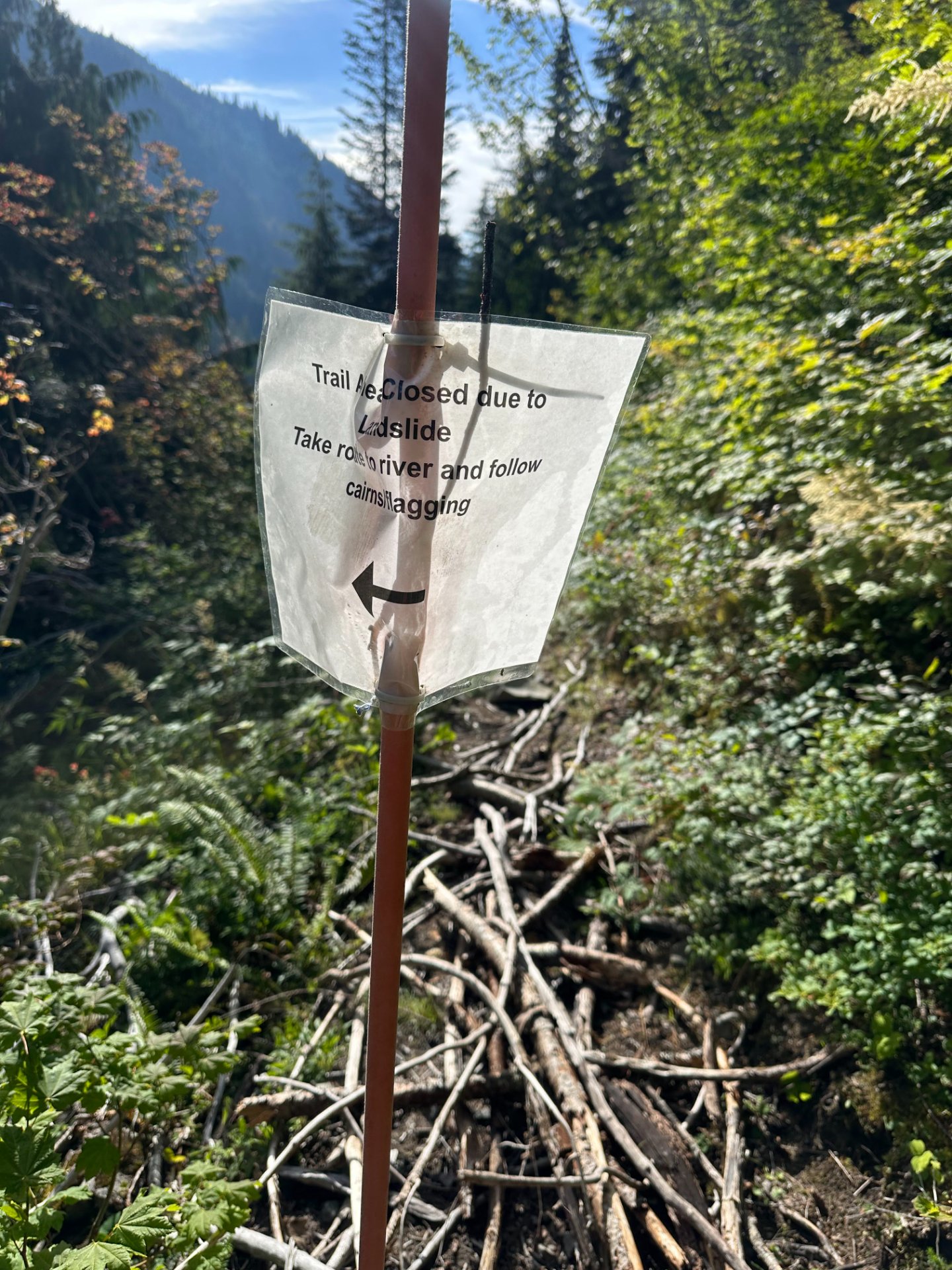 Detour sign