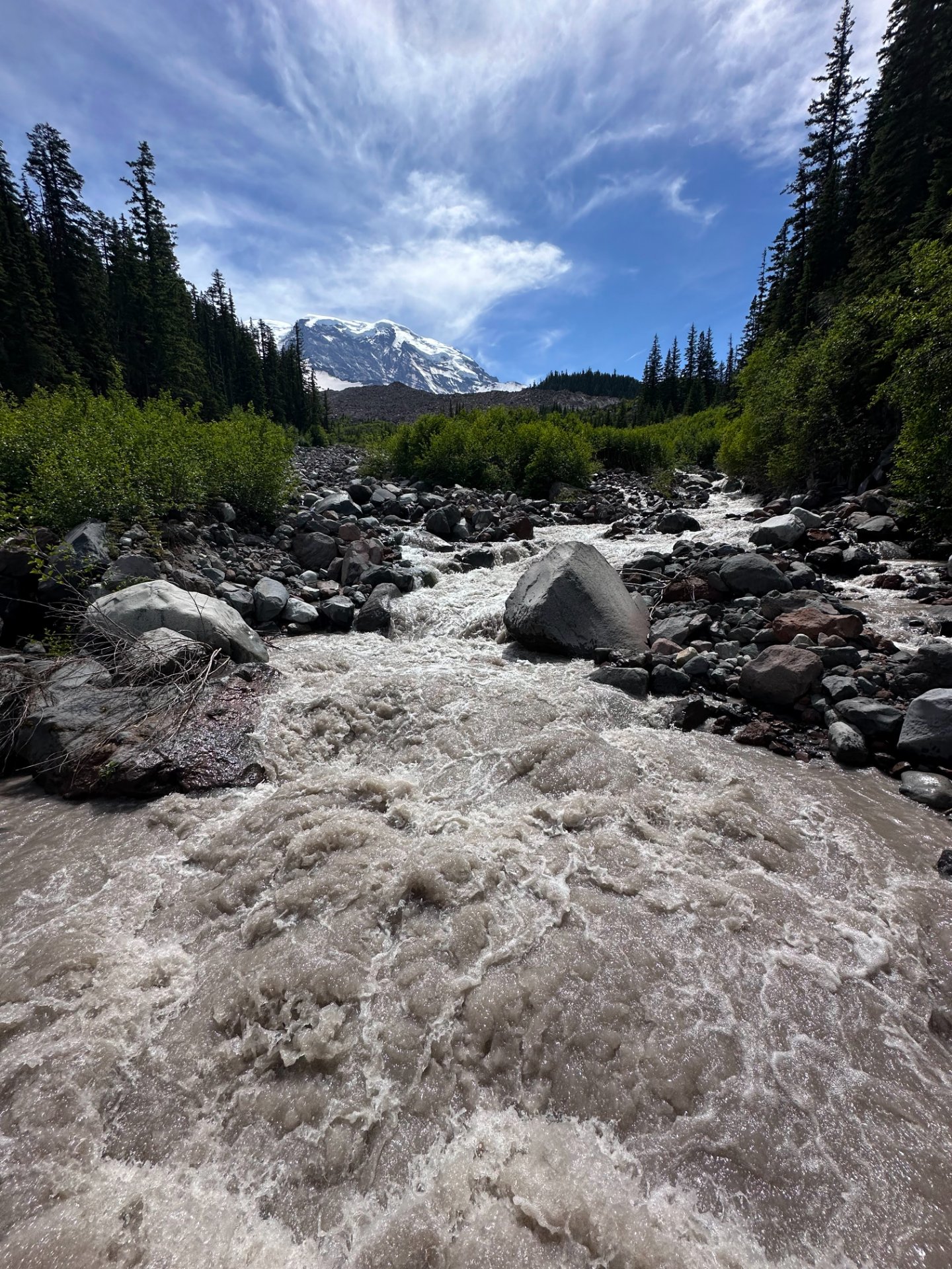 Lots of water flowing