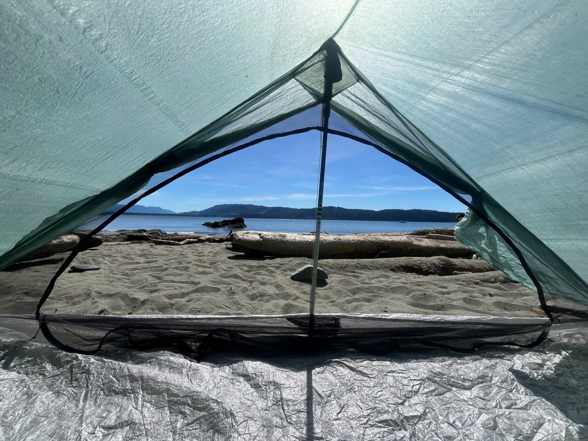 View from the tent at Thrasher