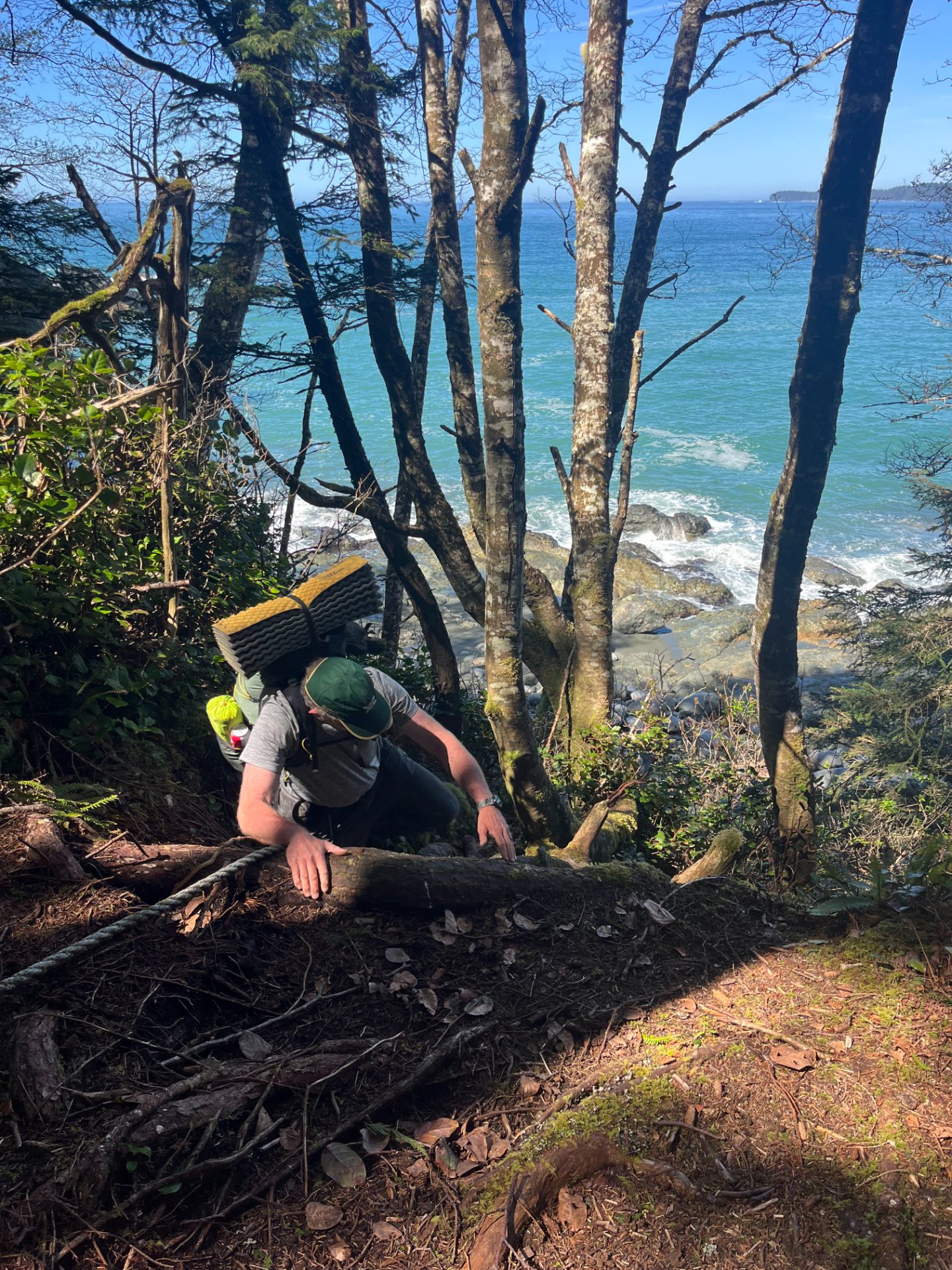 Leaving Skinner Creek beach